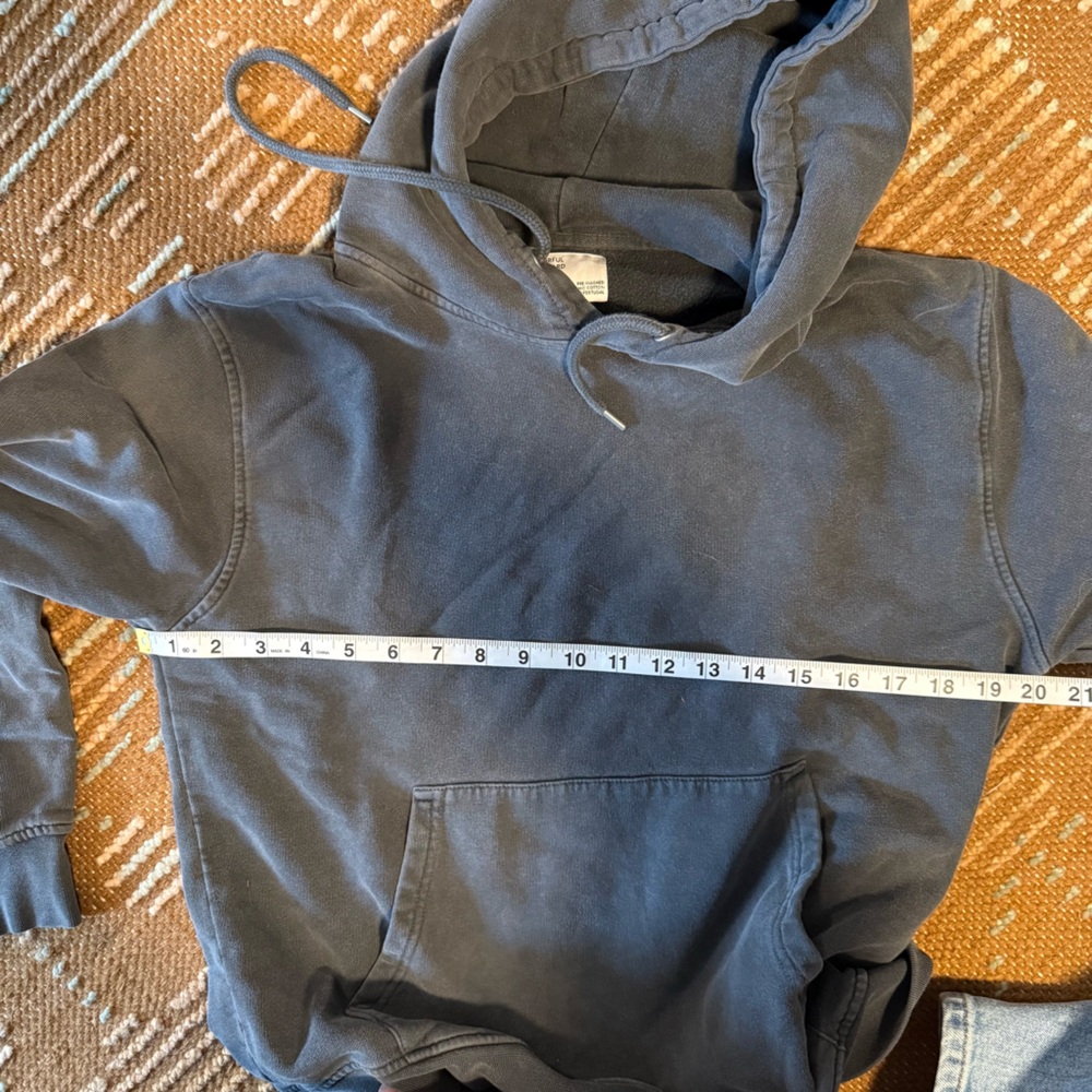 Faded Black Hoodie